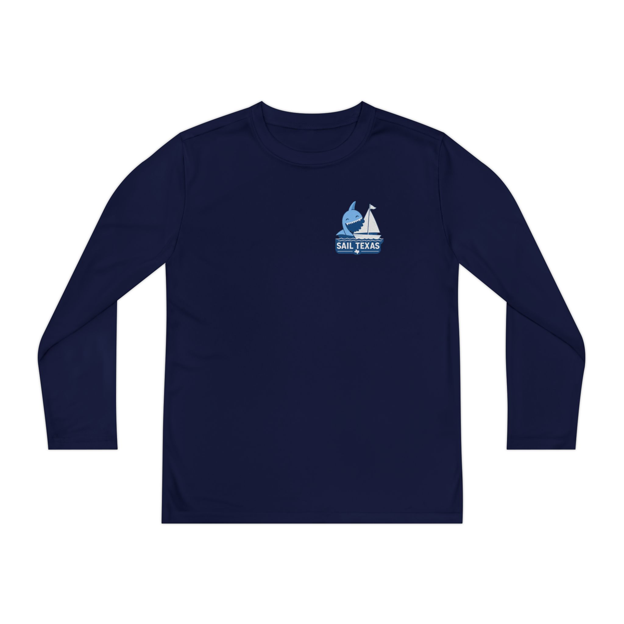"Bruce" Sail Texas Shark Long-Sleeve Tee - Image 28