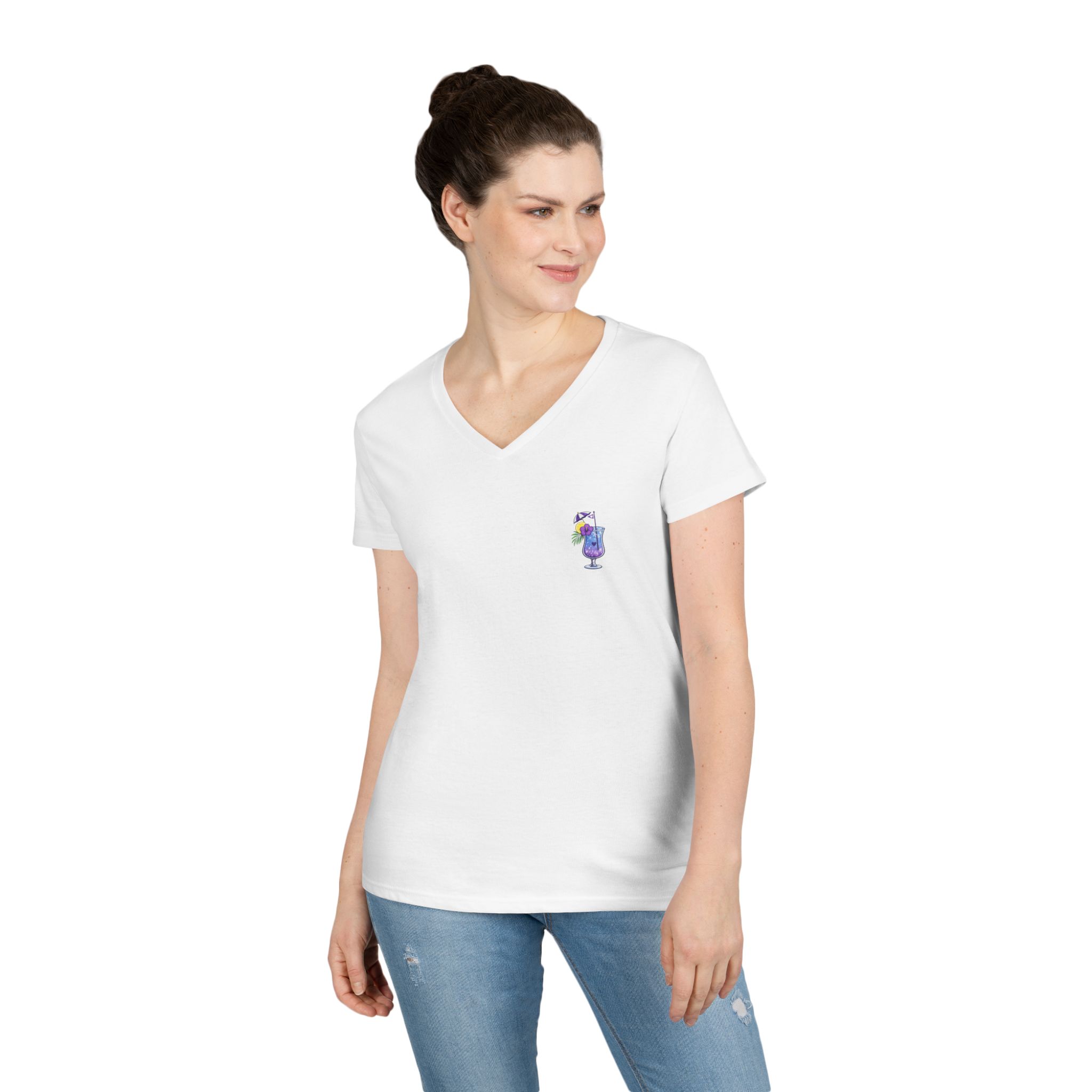 Sail Texas Tropical V-Neck Tee - Image 3