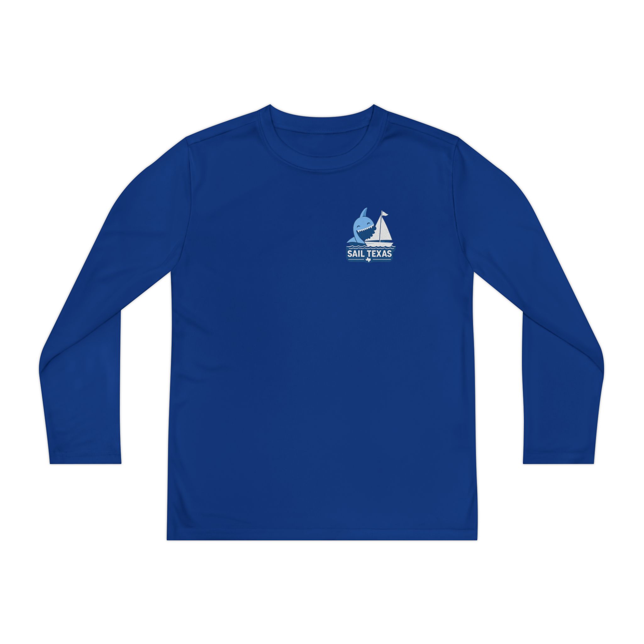 "Bruce" Sail Texas Shark Long-Sleeve Tee - Image 25