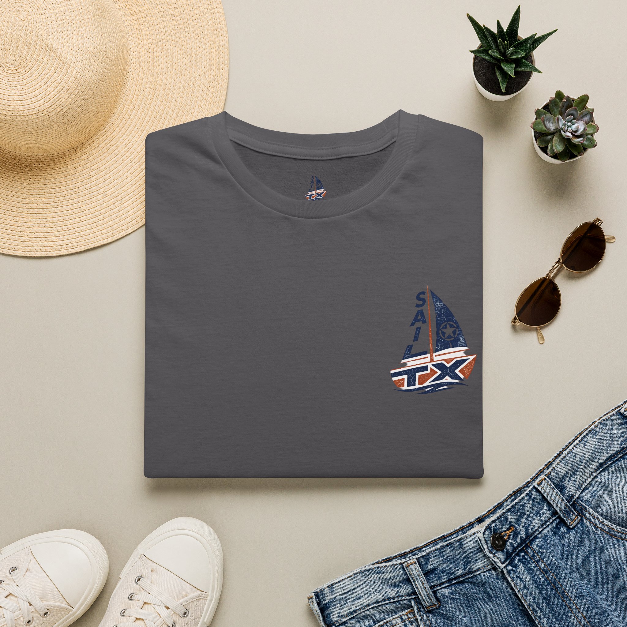Sail Texas Logo T-Shirt - Image 57