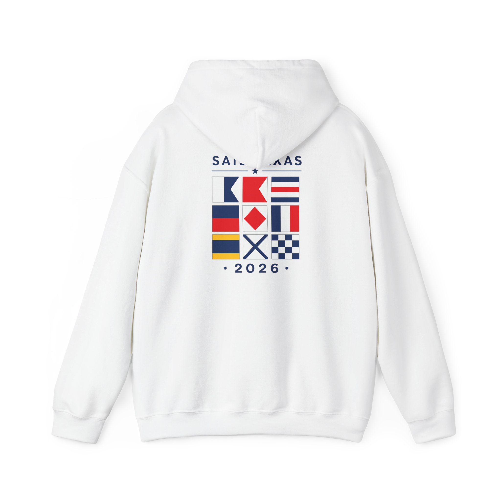 Sail TX 2026 Nautical Signal Flag Hoodie - Image 2