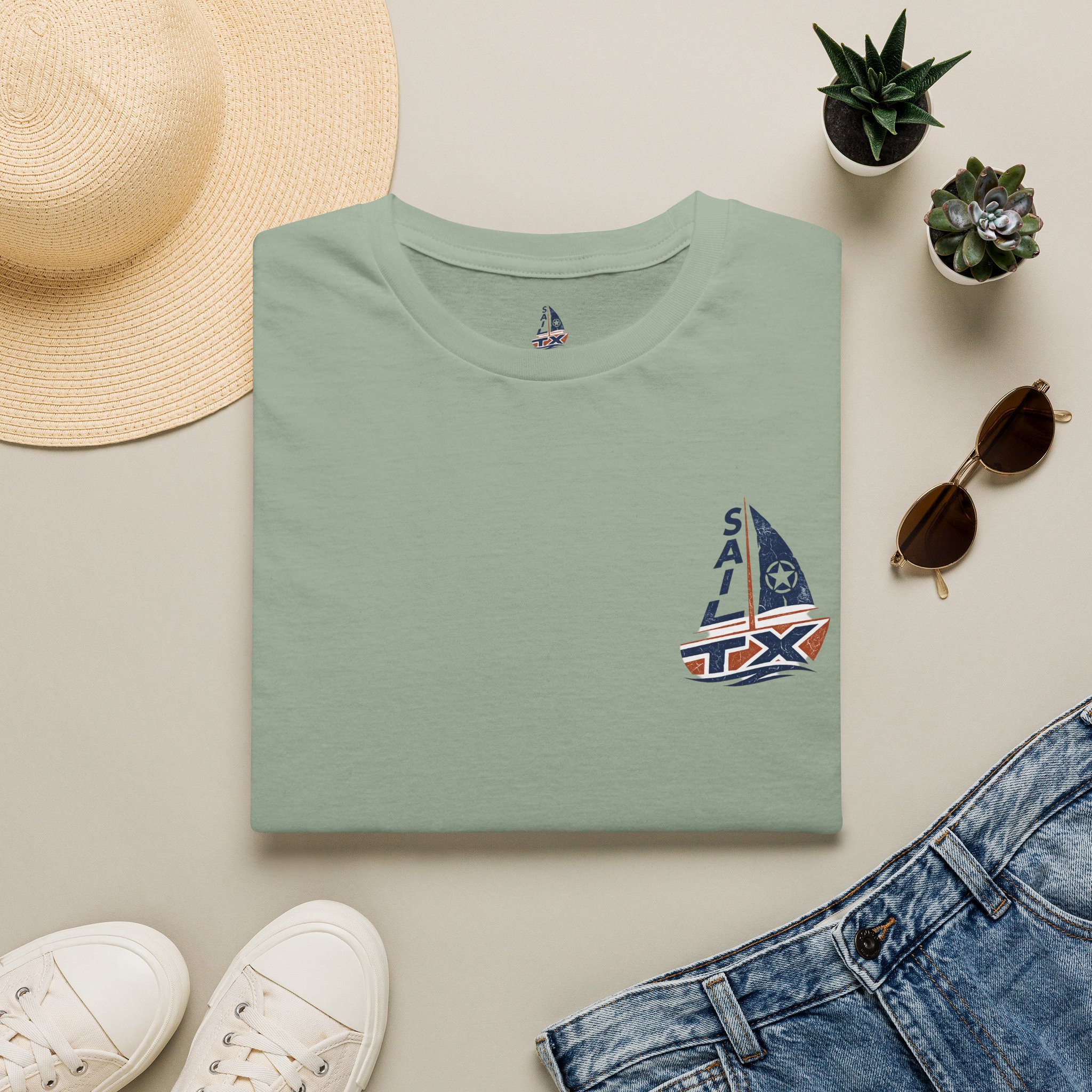 Sail Texas Logo T-Shirt - Image 21