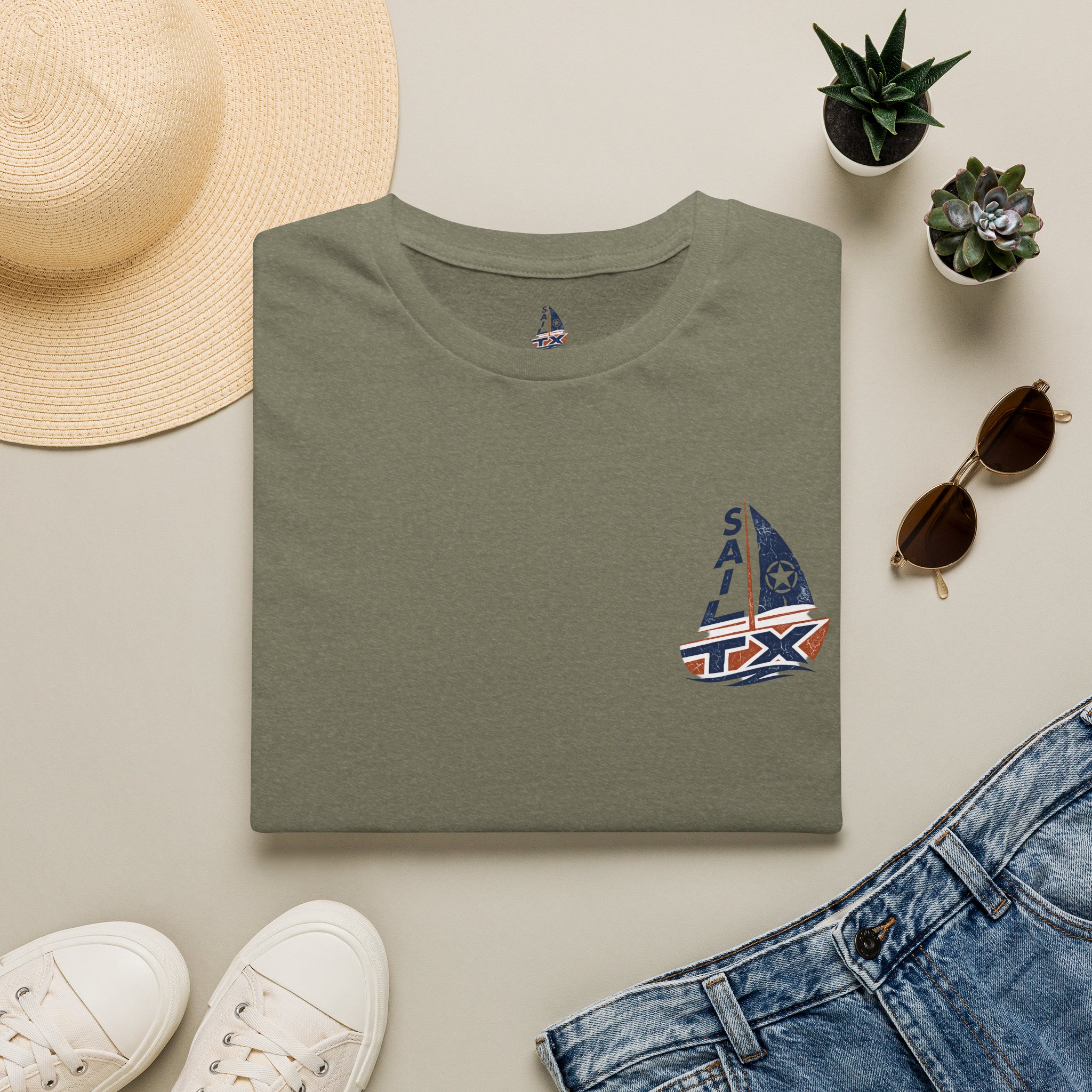 Sail Texas Logo T-Shirt - Image 17