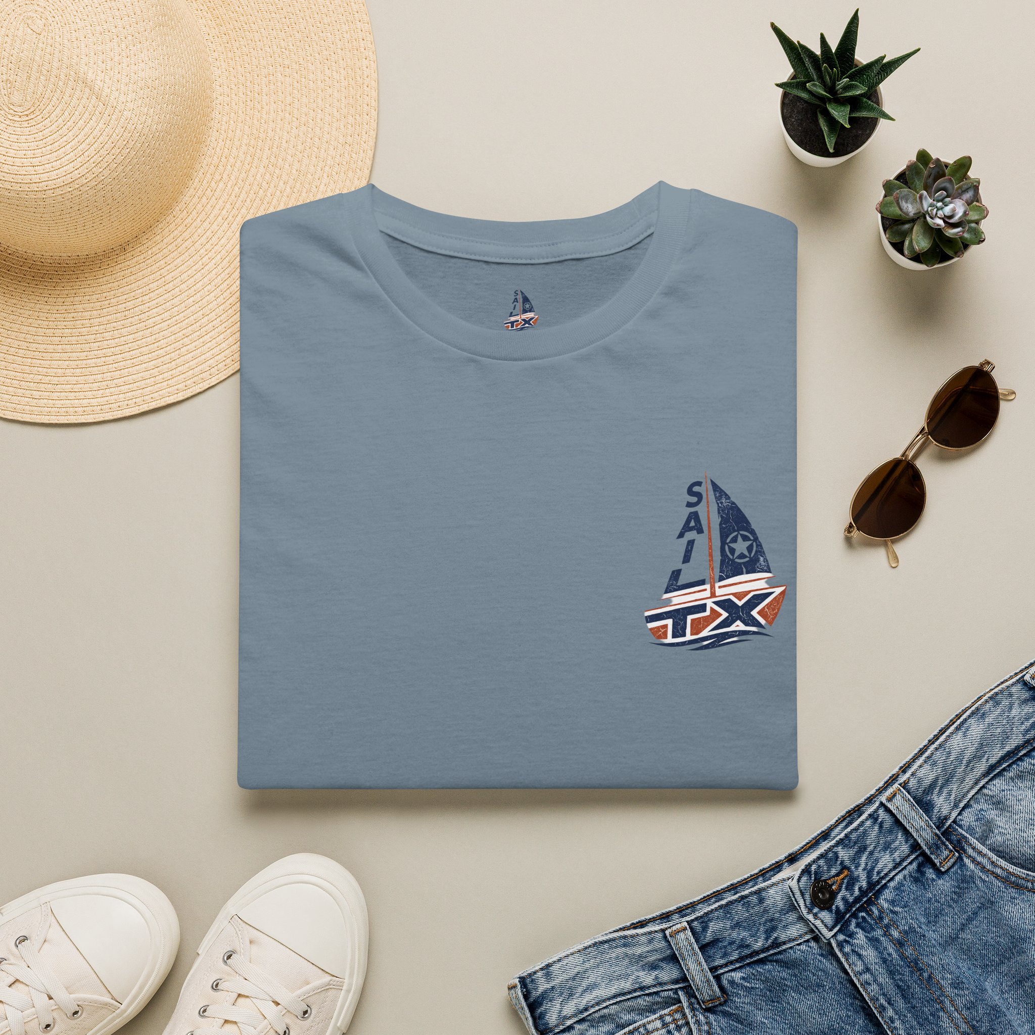 Sail Texas Logo T-Shirt - Image 45