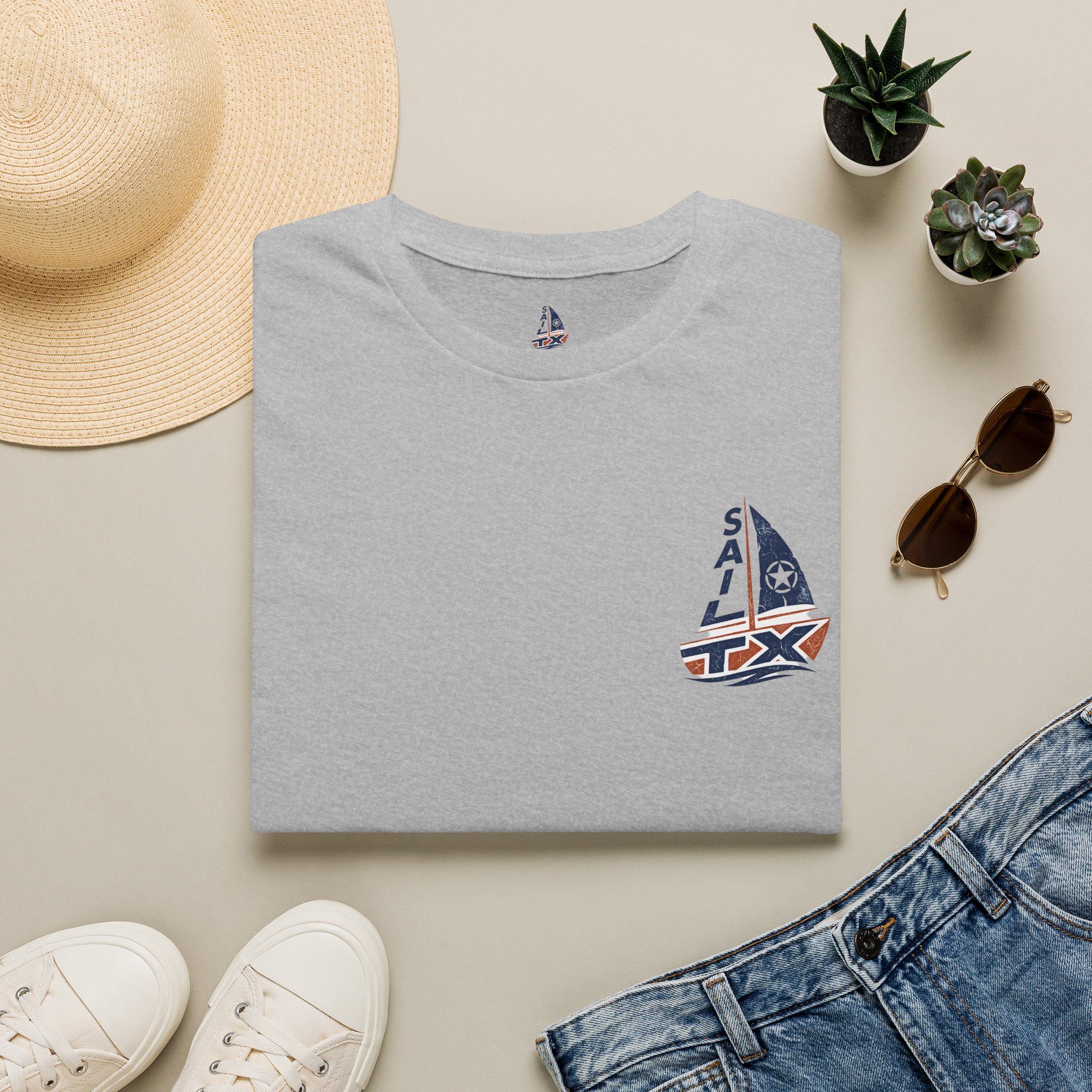 Sail Texas Logo T-Shirt - Image 13