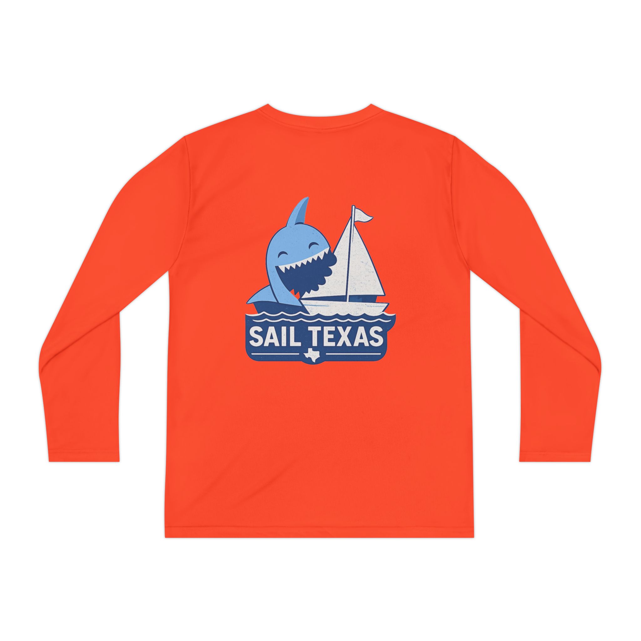 "Bruce" Sail Texas Shark Long-Sleeve Tee - Image 8