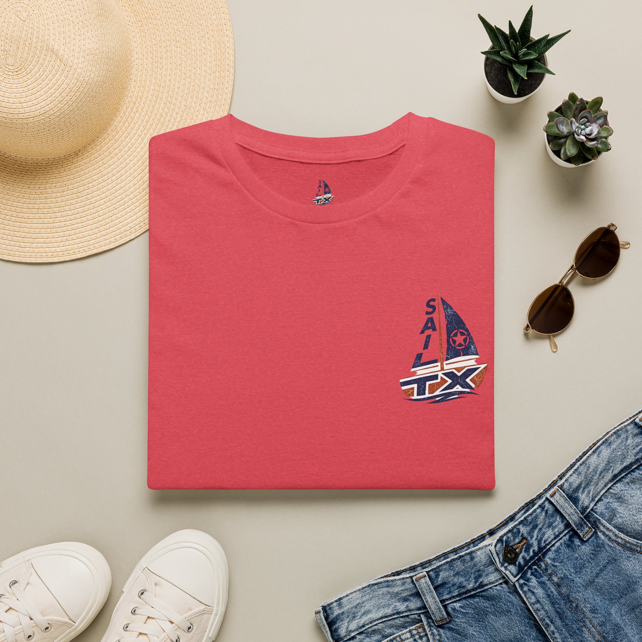 Sail Texas Logo T-Shirt - Image 81