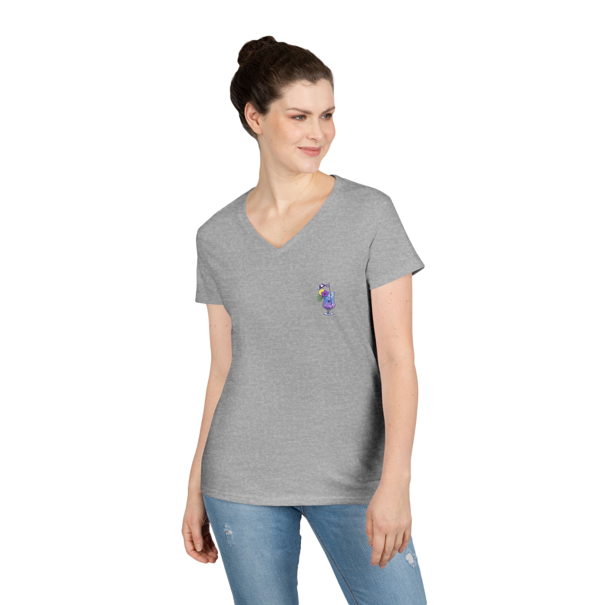 Sail Texas Tropical V-Neck Tee - Image 6