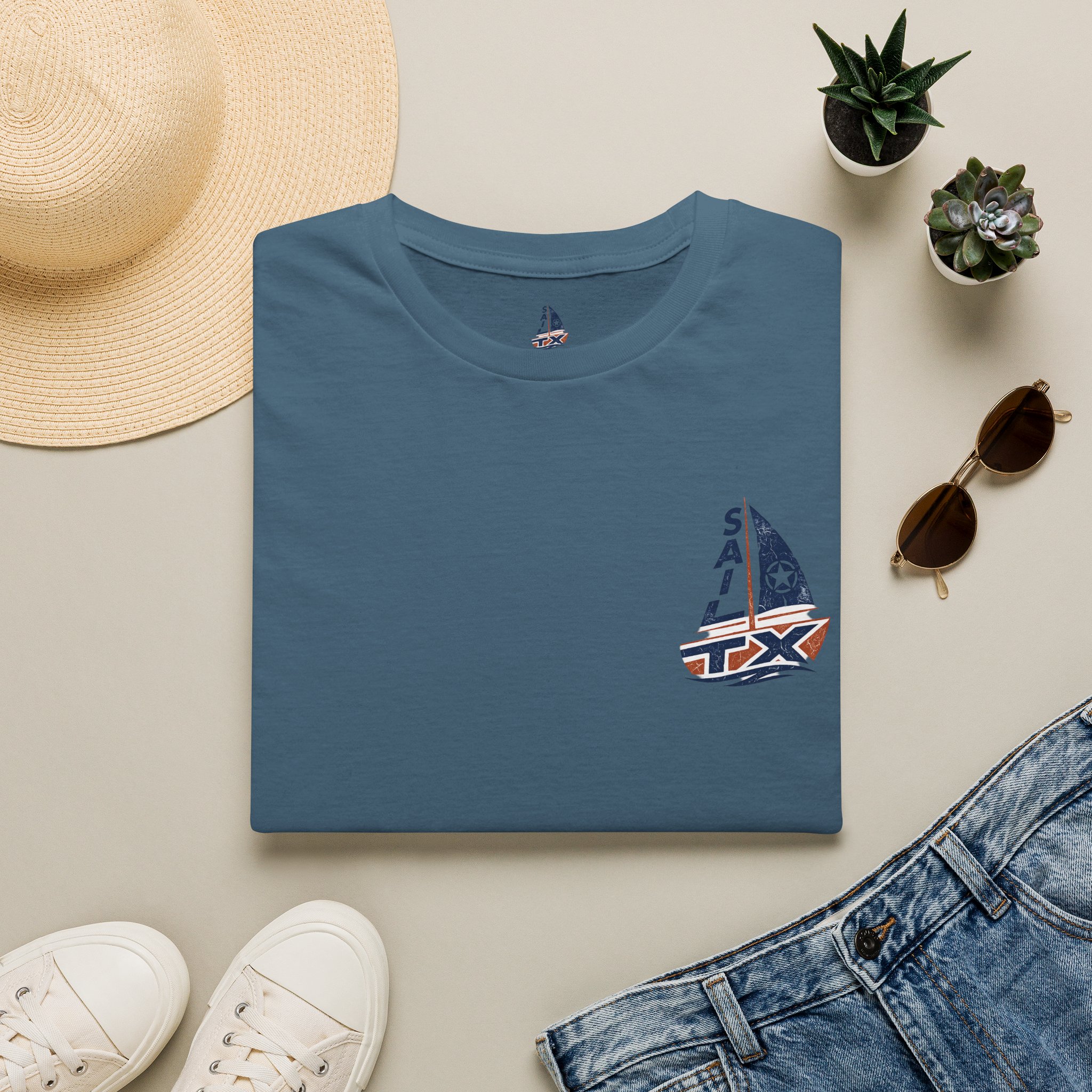 Sail Texas Logo T-Shirt - Image 53