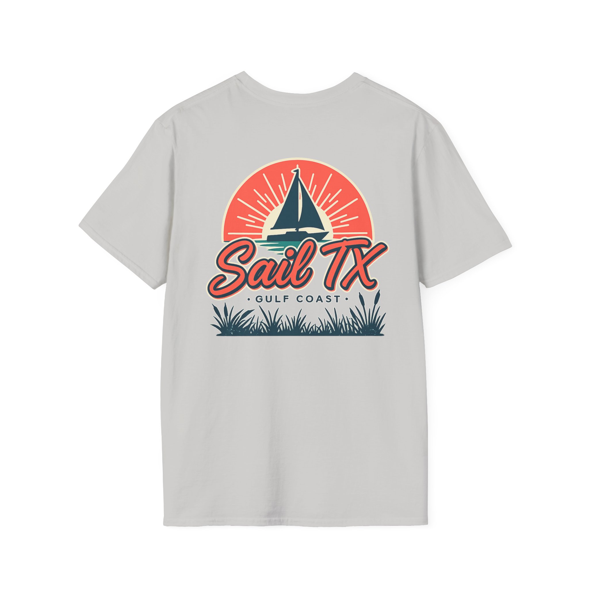 Sail TX T‑Shirt — Retro Sunset Sailboat Graphic - Image 7