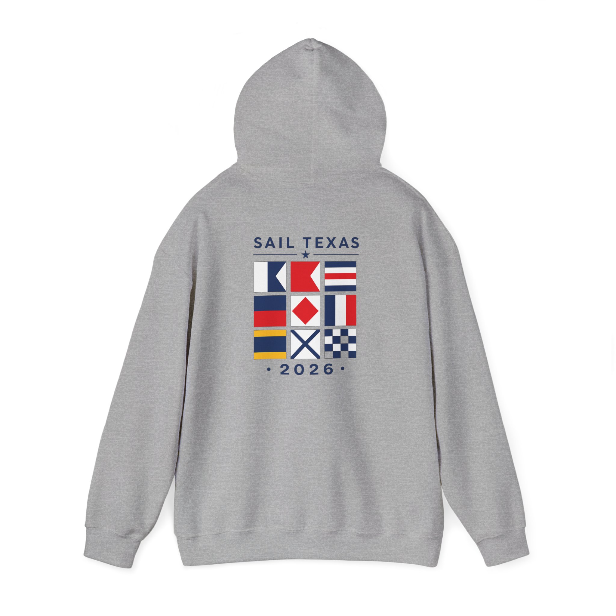 Sail TX 2026 Nautical Signal Flag Hoodie - Image 15