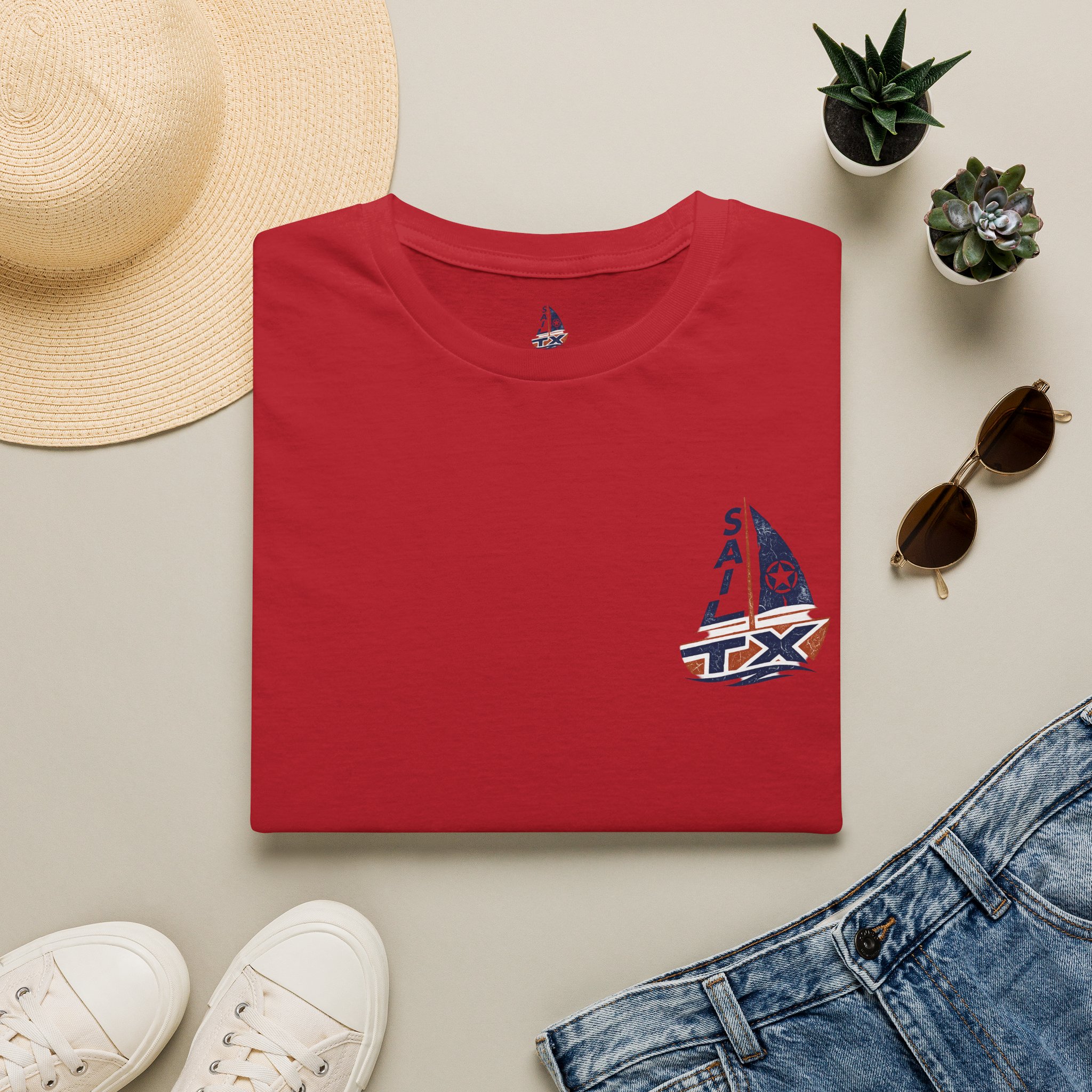 Sail Texas Logo T-Shirt - Image 89