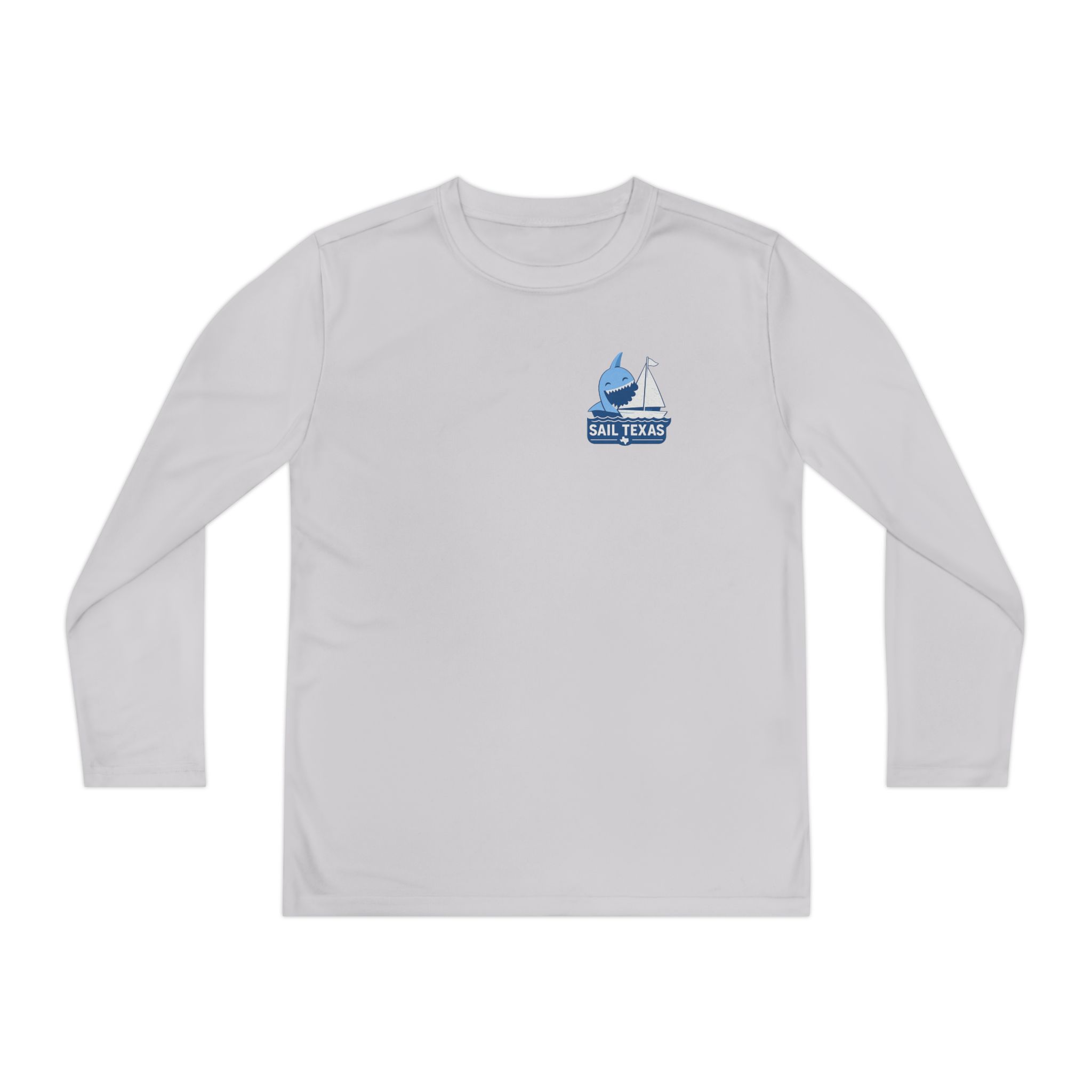 "Bruce" Sail Texas Shark Long-Sleeve Tee - Image 4