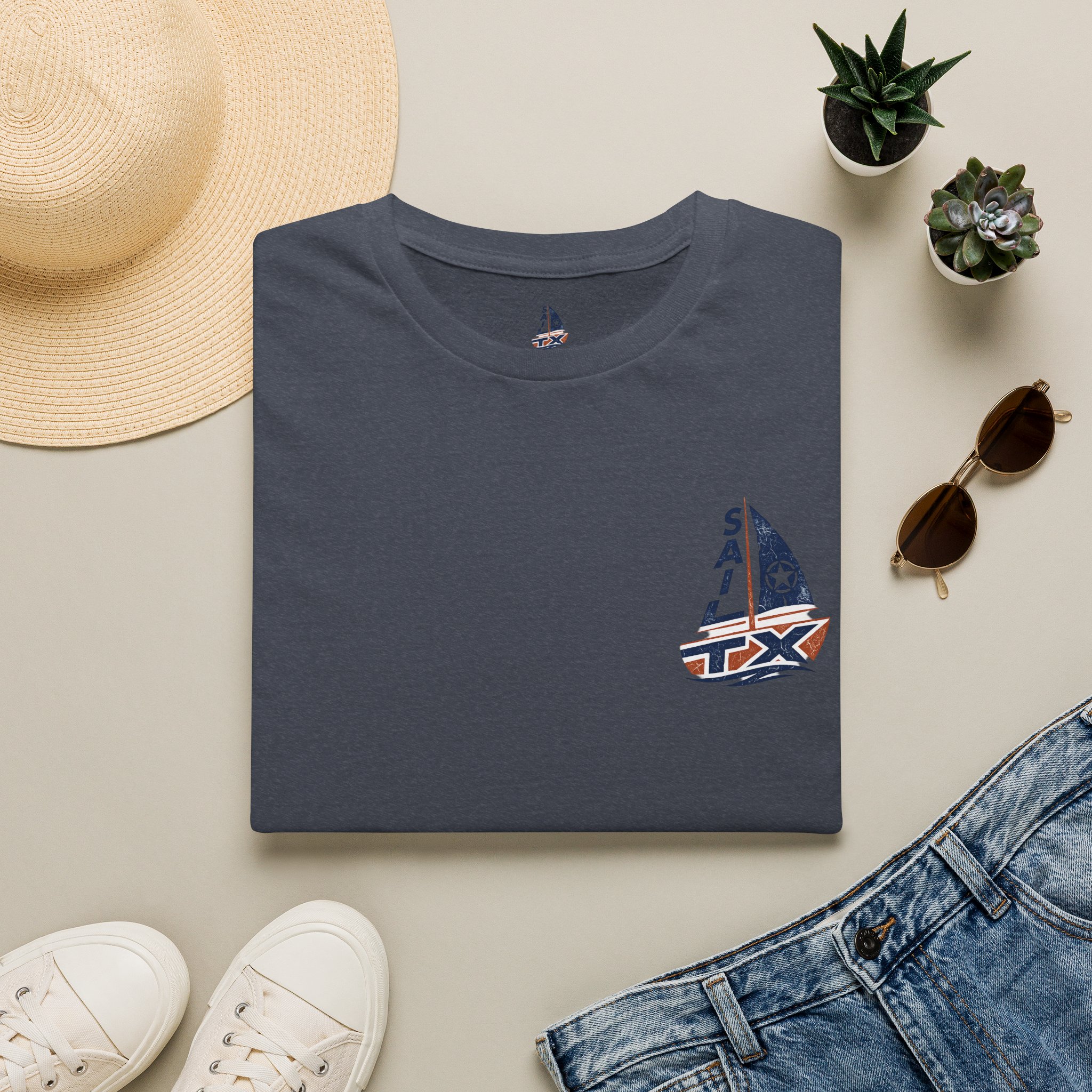 Sail Texas Logo T-Shirt - Image 77