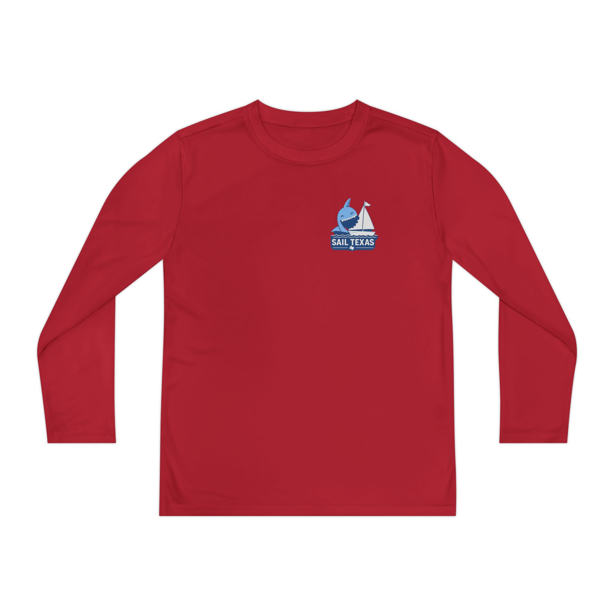 "Bruce" Sail Texas Shark Long-Sleeve Tee - Image 31