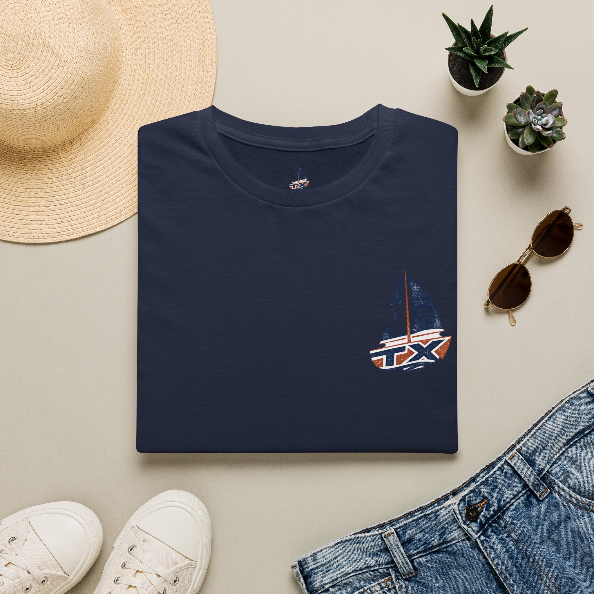 Sail Texas Logo T-Shirt - Image 73