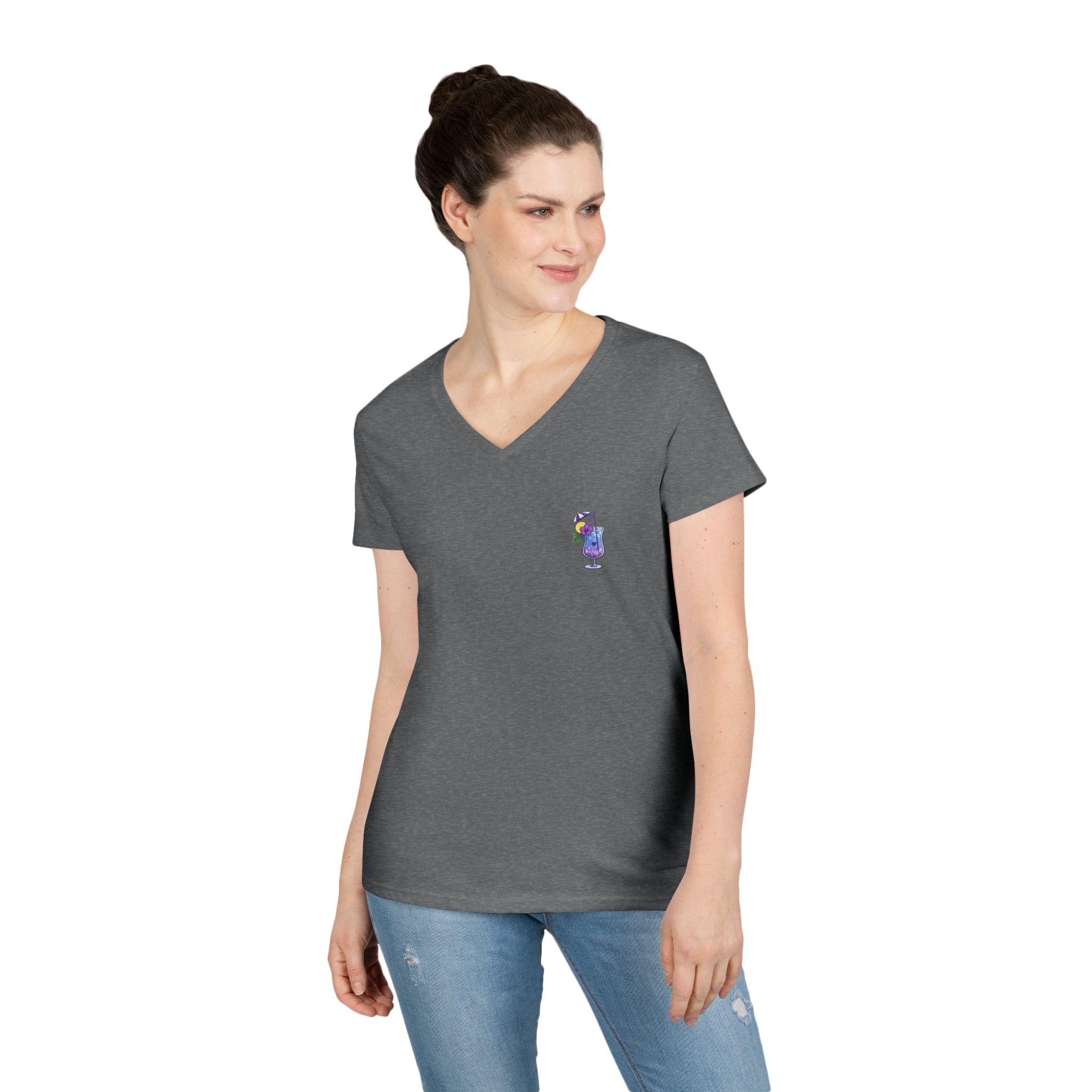 Sail Texas Tropical V-Neck Tee - Image 9