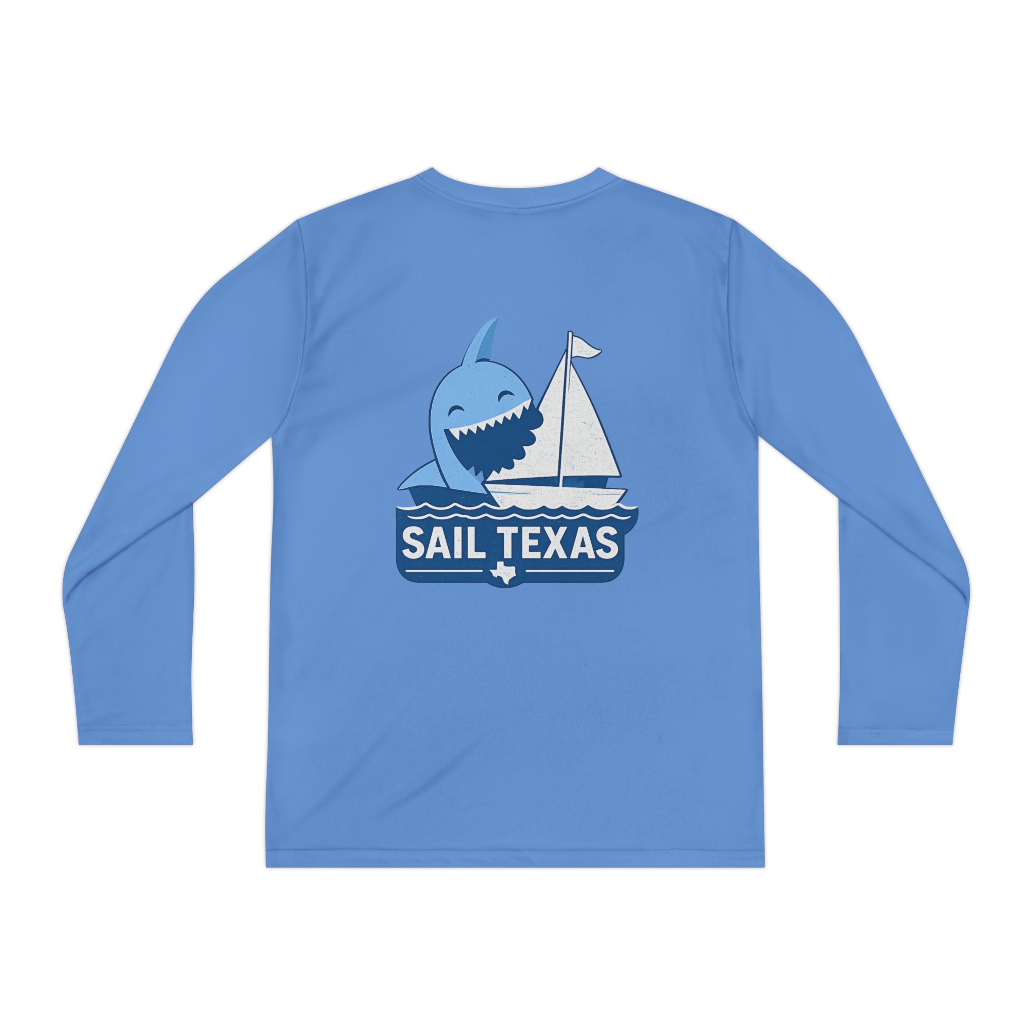 "Bruce" Sail Texas Shark Long-Sleeve Tee - Image 23