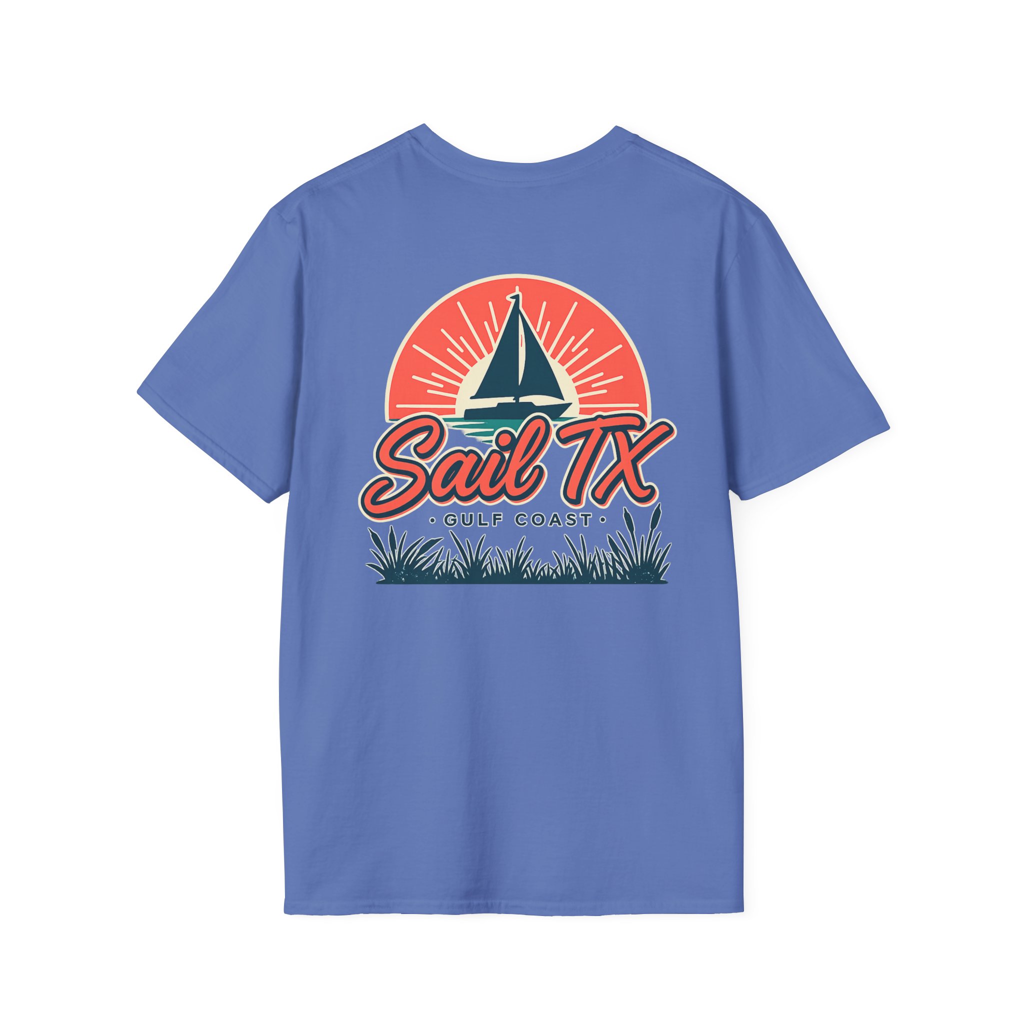 Sail TX T‑Shirt — Retro Sunset Sailboat Graphic - Image 31