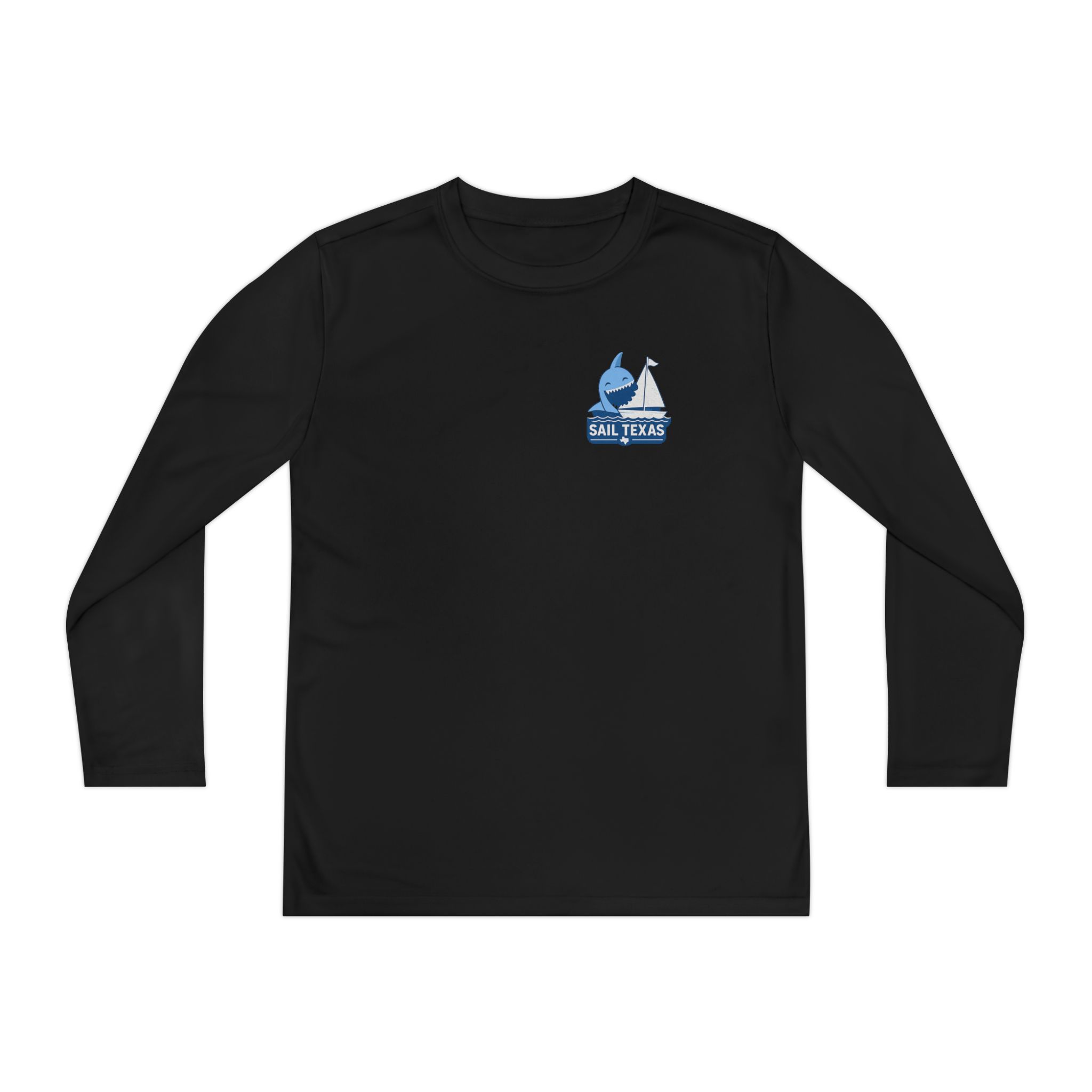 "Bruce" Sail Texas Shark Long-Sleeve Tee - Image 13