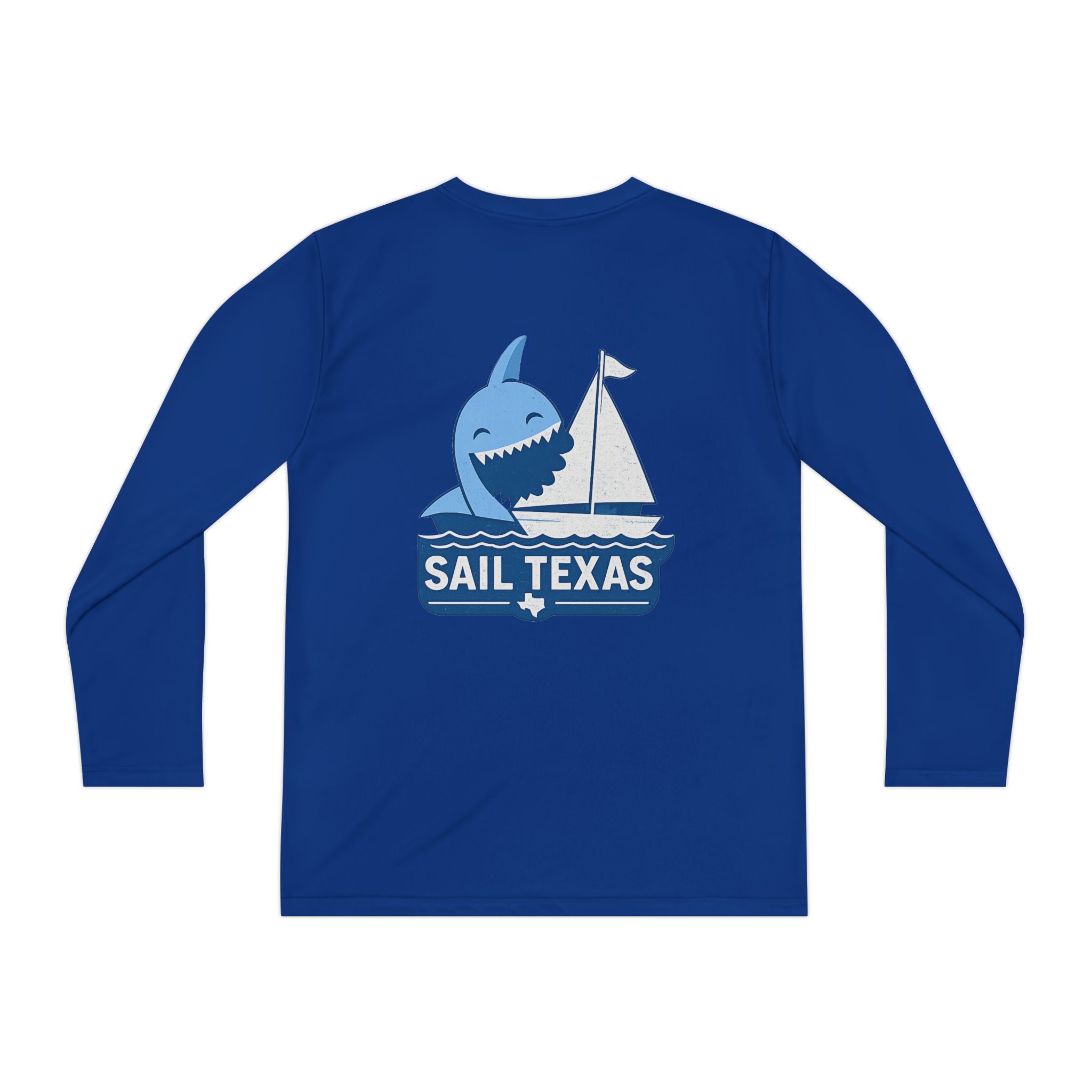 "Bruce" Sail Texas Shark Long-Sleeve Tee - Image 26